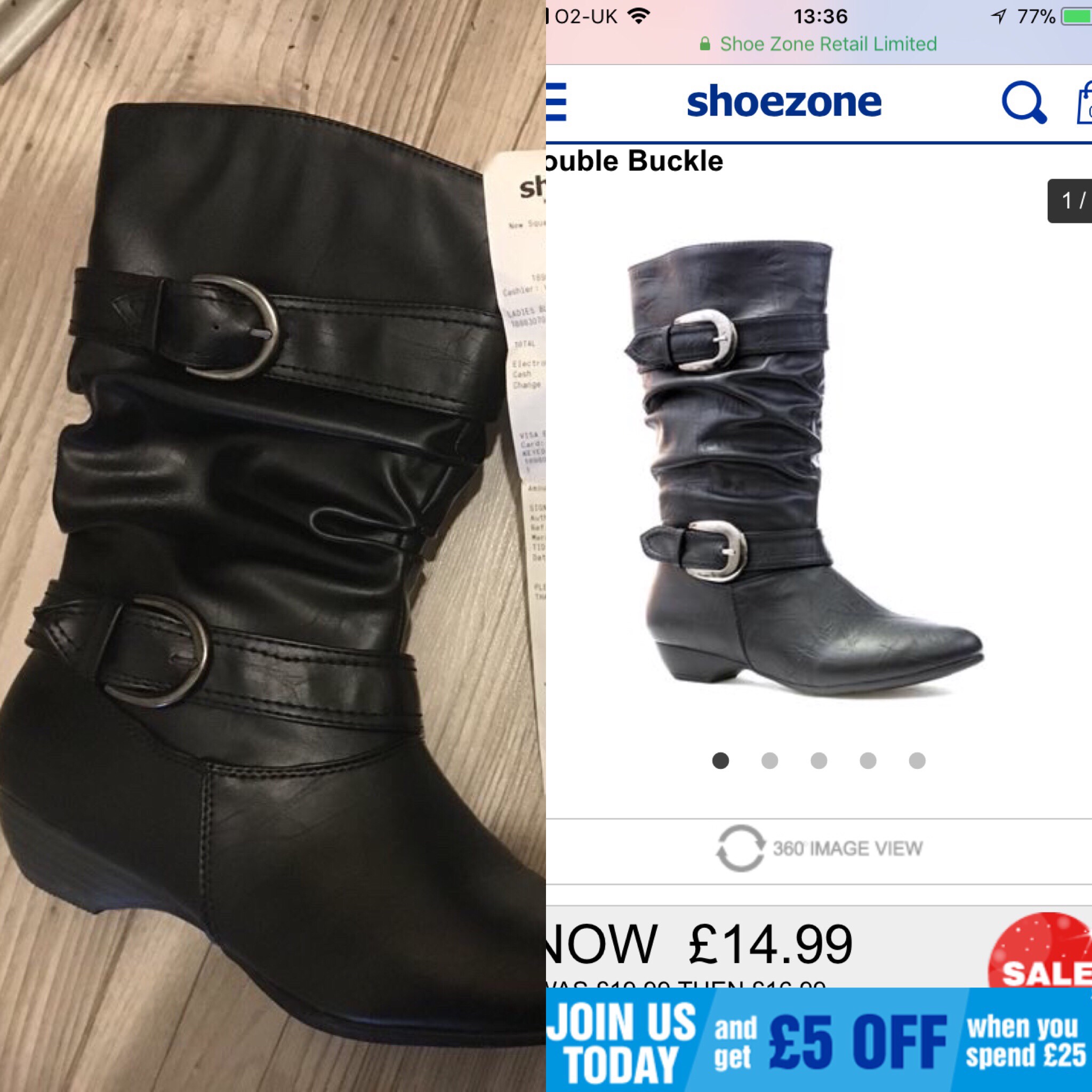 shoe zone boots